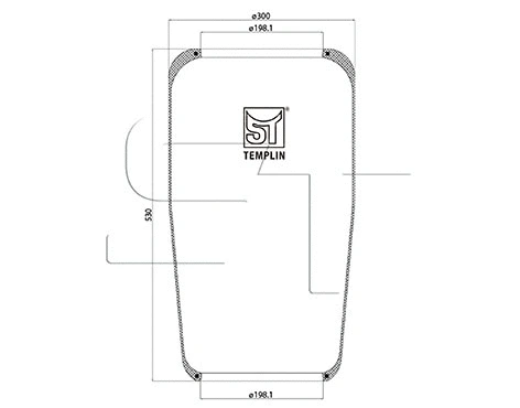 Bellow, air suspension (04.060.6006.200)