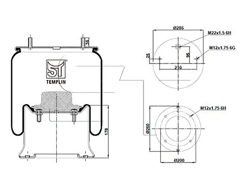 Bellow, air suspension (04.060.6106.019)