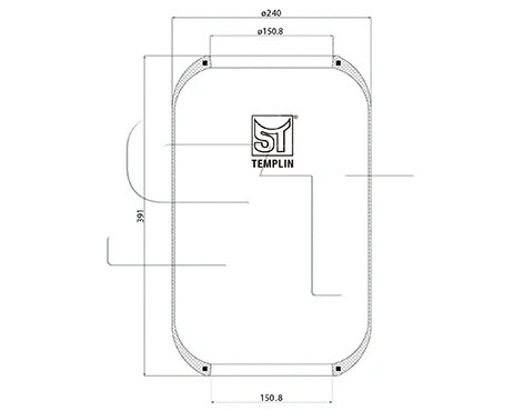 Bellow, air suspension (04.060.6006.120)