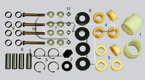 Repair Kit, stabiliser bush (04.120.1843.208)