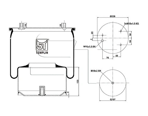 Bellow, air suspension (04.060.6106.460)