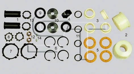 Repair Kit, stabiliser bush (04.120.1831.208)