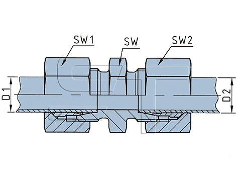 Connector, compressed air line (02.210.7133.030)