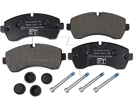 Brake Pad Set, disc brake (03.120.8700.155)