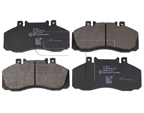 Brake Pad Set, disc brake (03.120.8700.170)