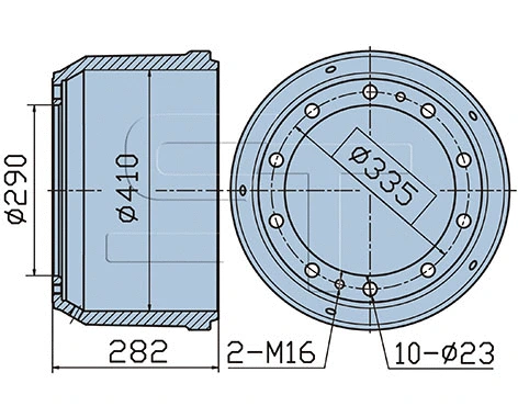 Brake Drum (03.090.0601.040)