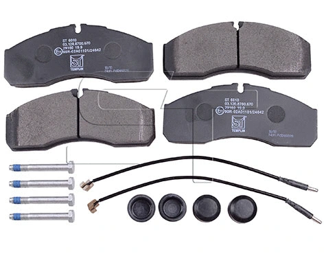 Brake Pad Set, disc brake (03.120.8700.670)