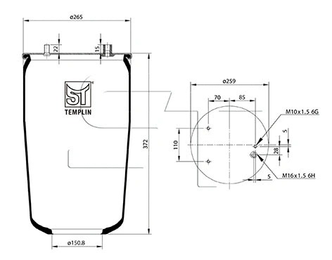 Bellow, air suspension (04.060.6106.260)