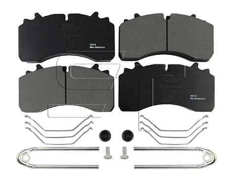 Brake Pad Set, disc brake (03.120.8700.351)