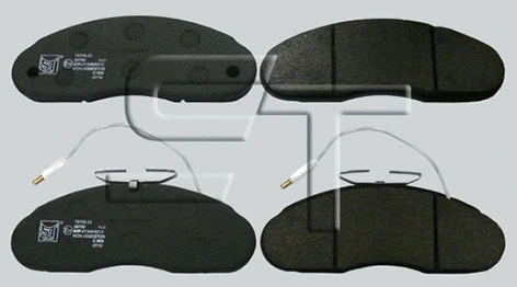 Brake Pad Set, disc brake (03.120.8700.230)