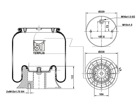 Bellow, air suspension (04.060.6306.040)