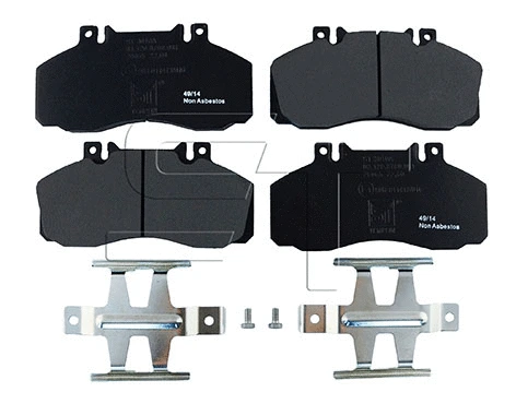 Brake Pad Set, disc brake (03.120.8700.061)