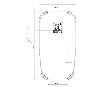 Bellow, air suspension (04.060.6006.230)