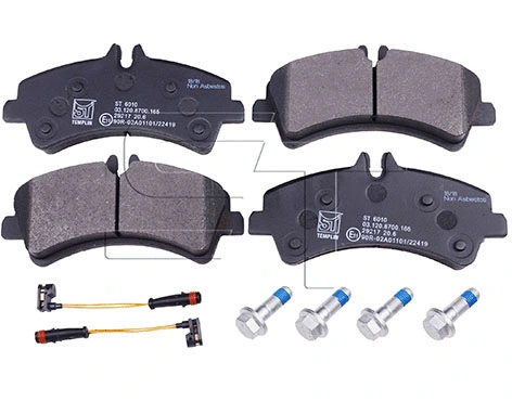 Brake Pad Set, disc brake (03.120.8700.165)