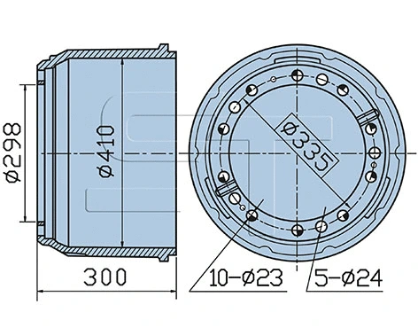 Brake Drum (03.090.0919.020)