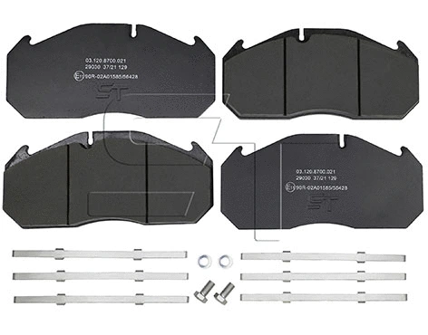 Brake Pad Set, disc brake (03.120.8700.021)