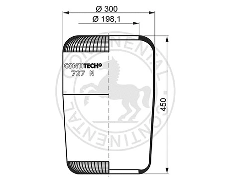 Bellow, air suspension (04.010.6000.220)