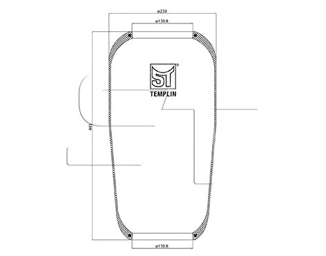 Bellow, air suspension (04.060.6006.610)
