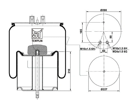 Bellow, air suspension (04.060.6106.600)