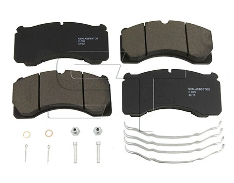 Brake Pad Set, disc brake (03.120.8700.400)