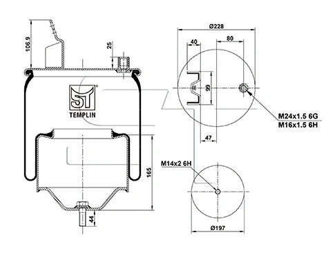 Bellow, air suspension (04.060.6106.990)