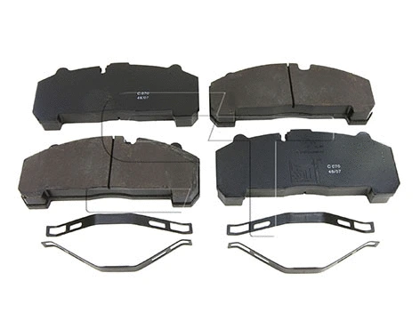 Brake Pad Set, disc brake (03.120.8700.420-607)
