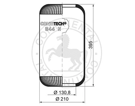 Bellow, air suspension (04.010.6000.110)