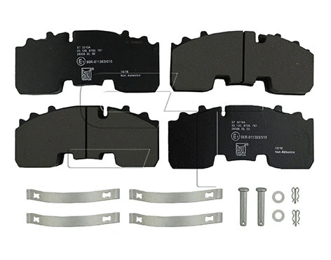 Brake Pad Set, disc brake (03.120.8700.761)