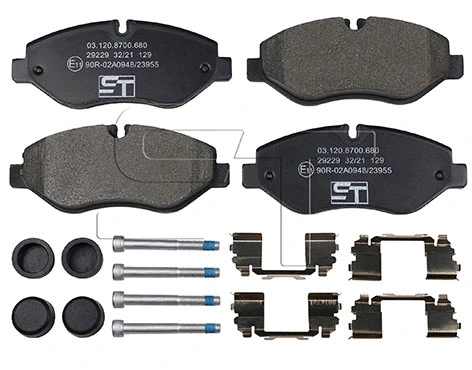 Brake Pad Set, disc brake (03.120.8700.680)