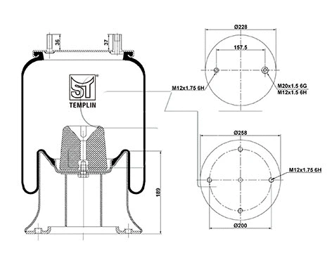 Bellow, air suspension (04.060.6106.440)