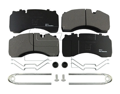 Brake Pad Set, disc brake (03.120.8700.321)