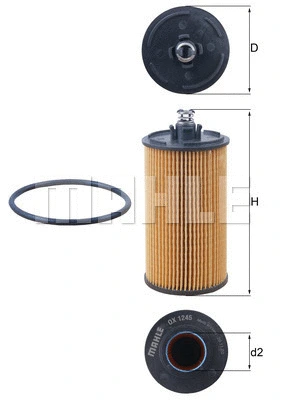 Oil Filter (OX 1245D)