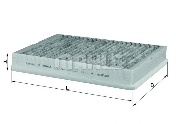 Filter, cabin air (LAK 79)