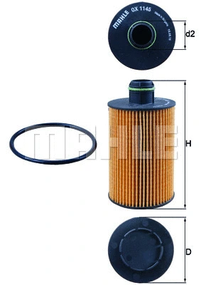Oil Filter (OX 1145D)