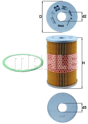 Oil Filter (OX 43D)