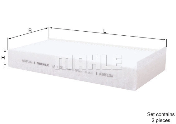 Filter, cabin air (LA 1156/S)