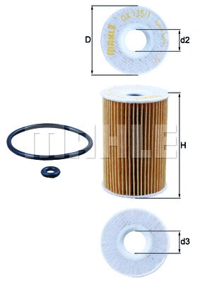 Oil Filter (OX 135/1D)