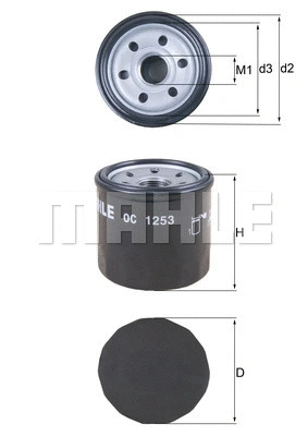 Oil Filter (OC 1253)
