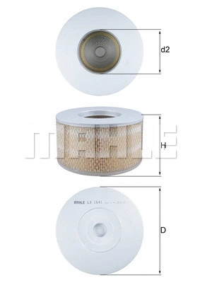 Air Filter (LX 1641)