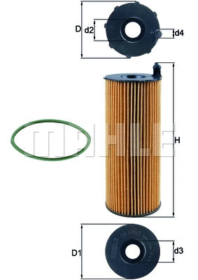 Oil Filter (OX 196/3D)