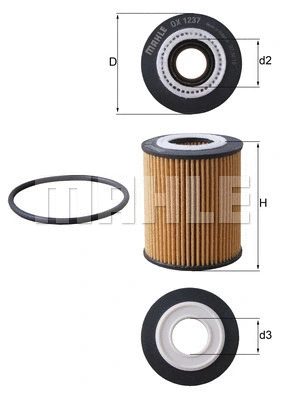 Oil Filter (OX 1237D)