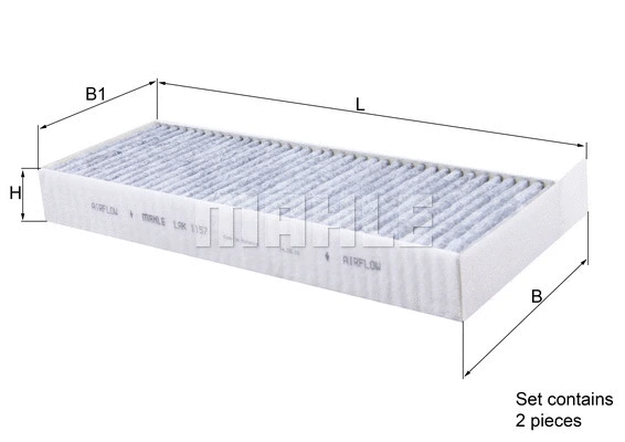 Filter, cabin air (LAK 1157/S)