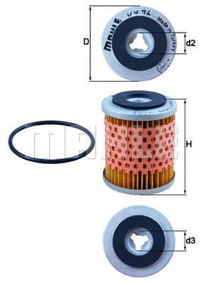 Fuel Filter (KX 76D)