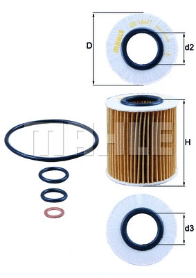 Oil Filter (OX 166/1D)