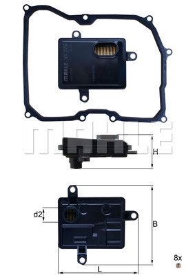 Hydraulic Filter, automatic transmission (HX 275D)