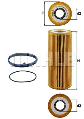 Oil Filter (OX 381D)
