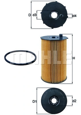Oil Filter (OX 205/2D)