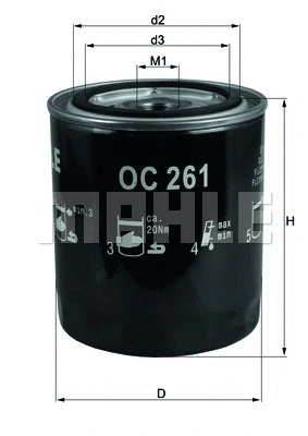 Oil Filter (OC 261)
