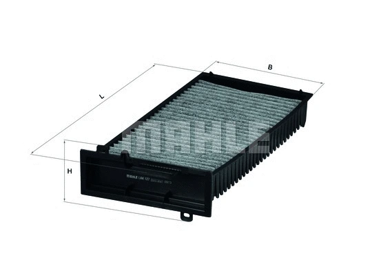 Filter, cabin air (LAK 127)