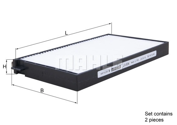Filter, cabin air (LA 634/S)